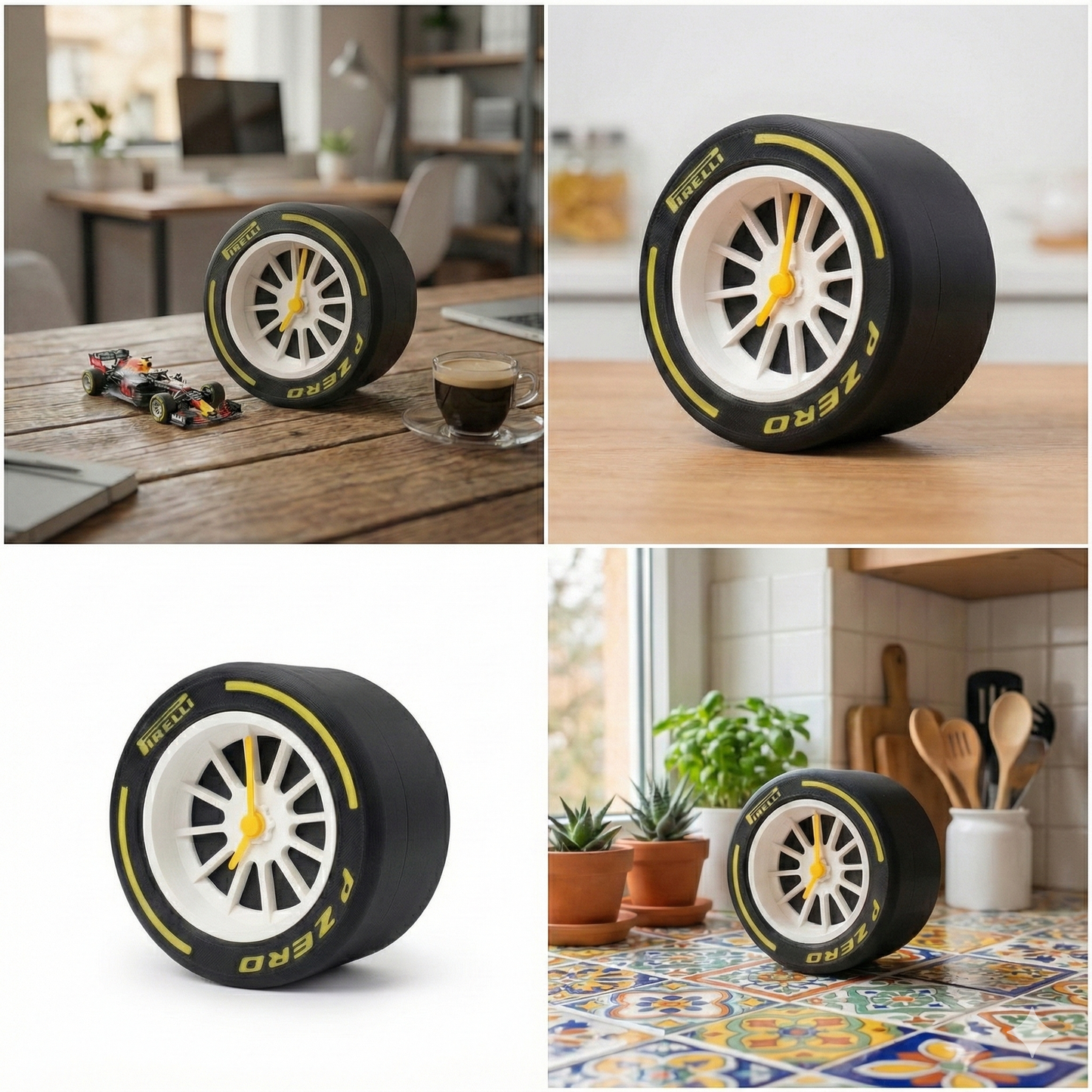 F1 Wheel Clock - Vaylex3D