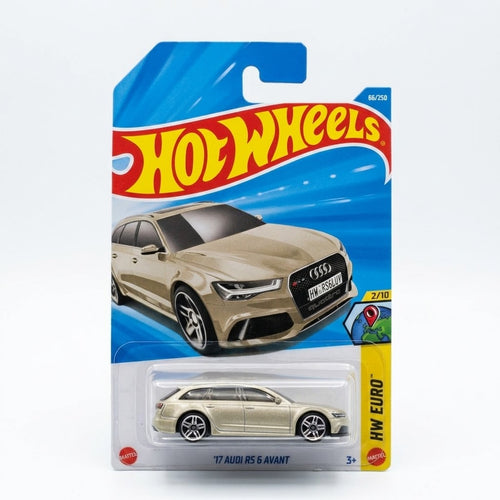 '17 AUDI RS 6 AVANT Hot Wheels Die-Cast Car | 1:64 Scale Collectible Toy | HW30