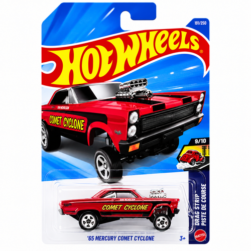 '65 MERCURY COMET CYCLONE Hot Wheels Die-Cast Car | 1:64 Scale Collectible Toy | HW48