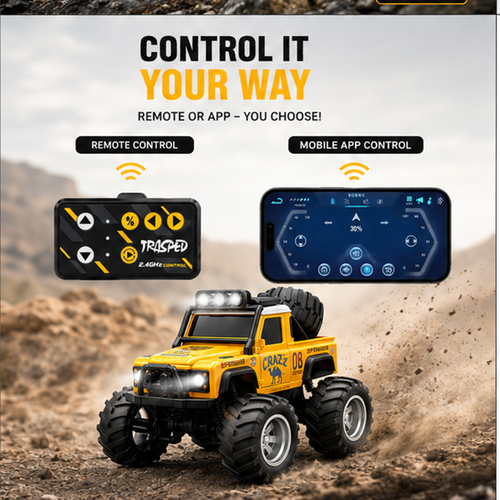 Trasped HG4-477 Monster Truck MINI RC 2.4GHz App Control