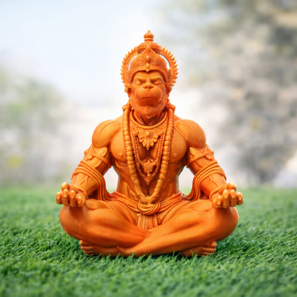 Hanuman Ji Idol for Car, Desk & Home | Spiritual Decor - Vaylex3D