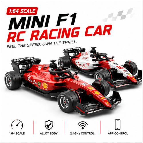 F1 1:64 Mini Alloy RC Car