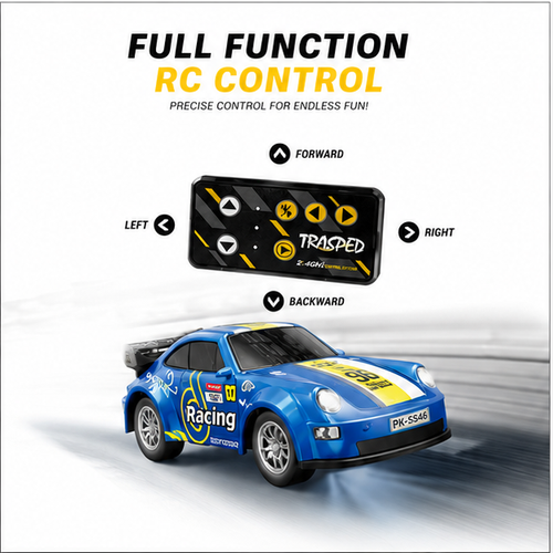 Trasped HG4-429 1:64 Porsche Mini RC Drift Car [App Control]