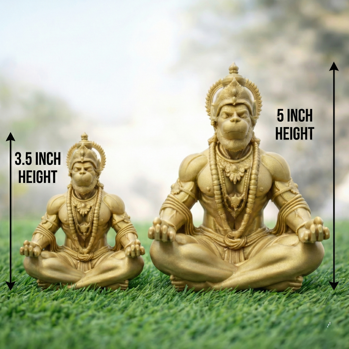 Hanuman Ji Idol for Car, Desk & Home | Spiritual Decor - Vaylex3D