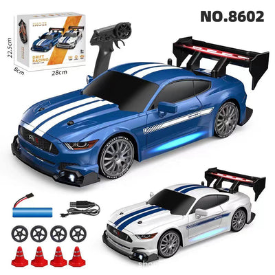 Ford Mustang 1:24 Scale RC Drift Car | 2.4GHz High Speed Remote Control Car 4WD