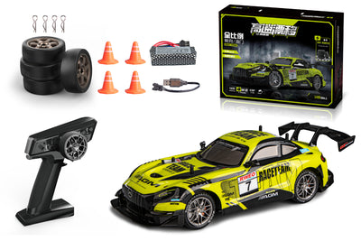VAYLEX3D 4x4 RC Drift Car 2.4GHz High Speed Remote Control Car | Mercedes Super GT RC Drift Car 4x4 1/16 Scale