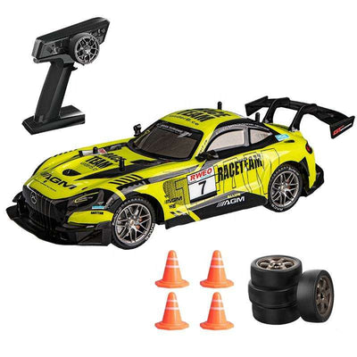 VAYLEX3D 4x4 RC Drift Car 2.4GHz High Speed Remote Control Car | Mercedes Super GT RC Drift Car 4x4 1/16 Scale