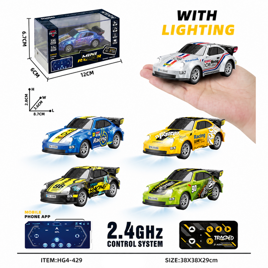 Trasped HG4-429 1:64 Porsche Mini RC Drift Car