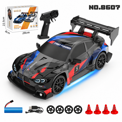 BMW RC Drift Racing Car 1:24 Scale 4WD 2.4GHz 20 Kmph ( Black & Red )