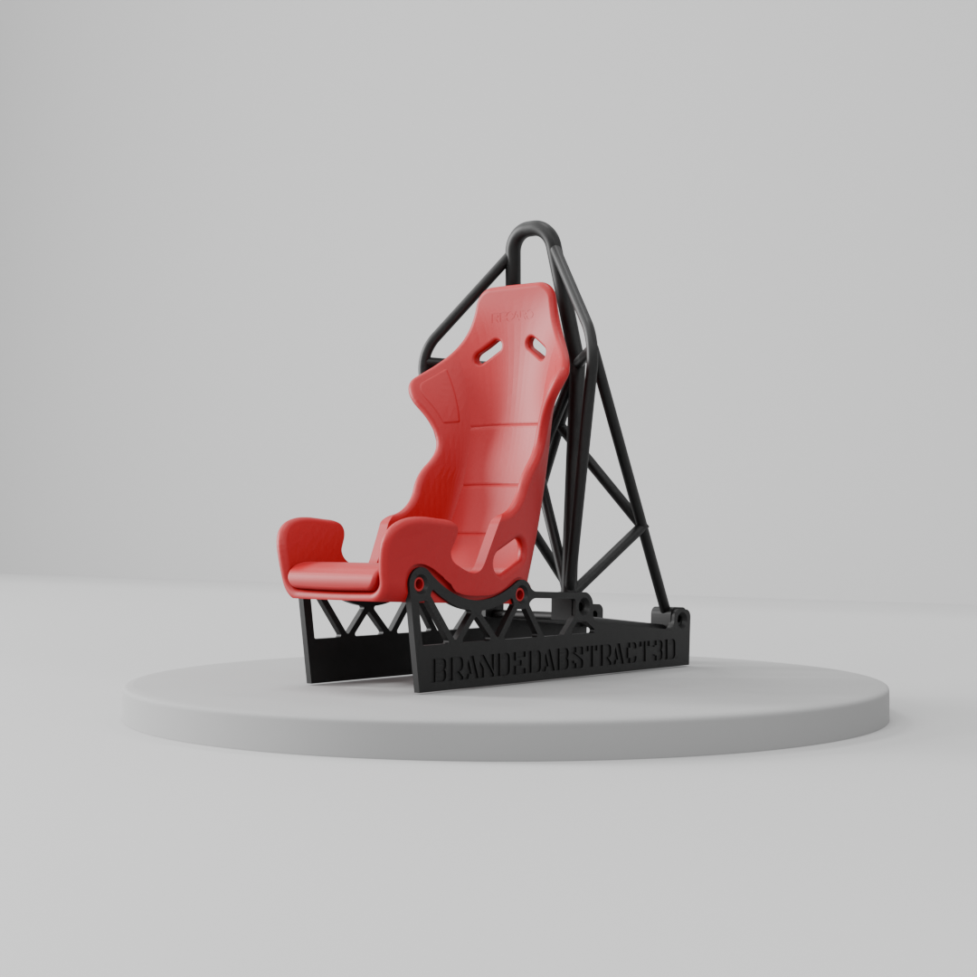 Racing Car Seat Mobile Stand | Modern Desk Decor for Car Lovers - Vaylex3D
