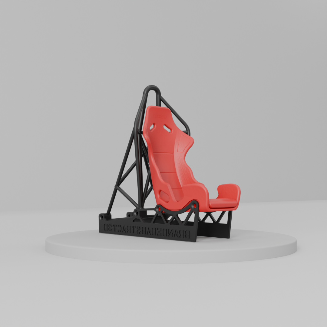 Racing Car Seat Mobile Stand | Modern Desk Decor for Car Lovers - Vaylex3D