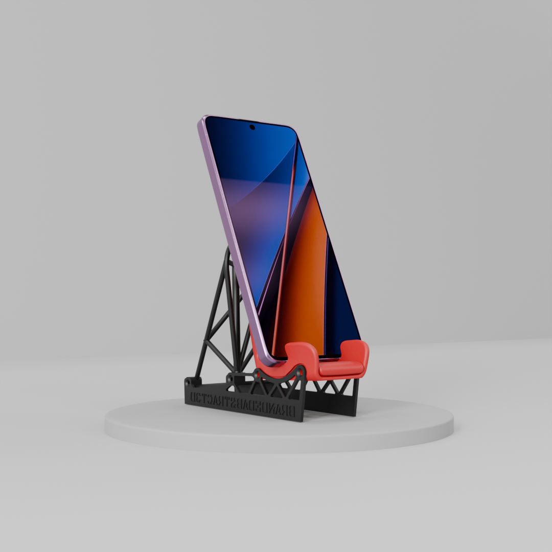 Racing Car Seat Mobile Stand | Modern Desk Decor for Car Lovers - Vaylex3D