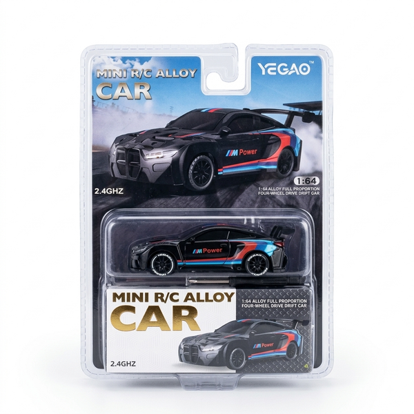BMW Style Mini R/C Alloy Car 1:64 Scale | 2.4GHz Remote Control Drift Car | Four-Wheel Drive Racing Toy Car for Kids & Adults
