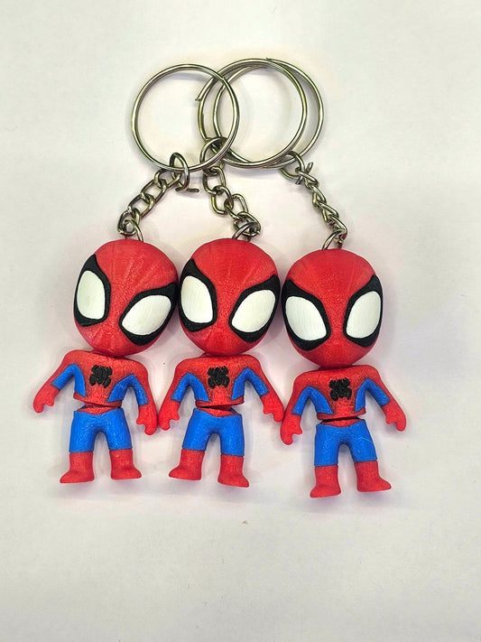 Spiderman Flexi Keychain - Vaylex3D