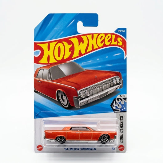 '64 Lincoln Continental Hot Wheels Die-Cast Car | 1:64 Scale Collectible Toy | HW26